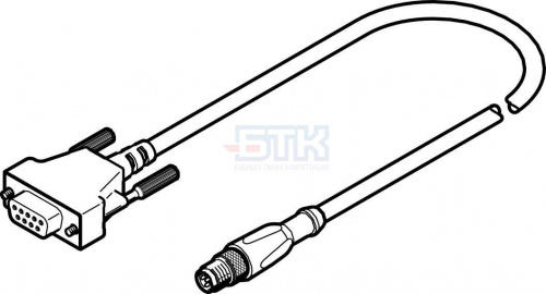 540324 Адаптер филдбас FBA-CO-SUB-9-M12 FESTO