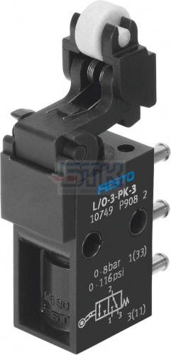 10749 Распределитель с роликовым рычагом L/O-3-PK-3 FESTO