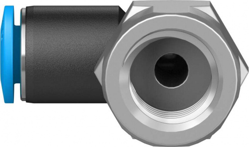 153275 Угловой штуцер с цанговым зажимом и резьбой QSLF-1/4-6-B FESTO 153275 Угловой штуцер с цанговым зажимом и резьбой QSLF-1/4-6-B FESTO