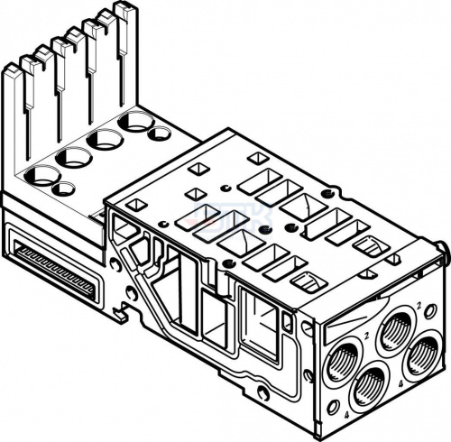 546807 Монтажная плита VMPA2-AP-2-1-EMM-2 FESTO 546807 Монтажная плита VMPA2-AP-2-1-EMM-2 FESTO