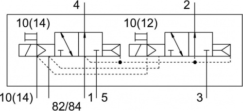 566488 Распределитель VUVG-B10-T32U-AZT-F-1P3S FESTO
