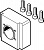 558016 Фланец электродвигателя EAMF-A-L27-55A FESTO