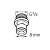 Штуцер с наружной резьбой G3/8 LAPF M3/8 SKF