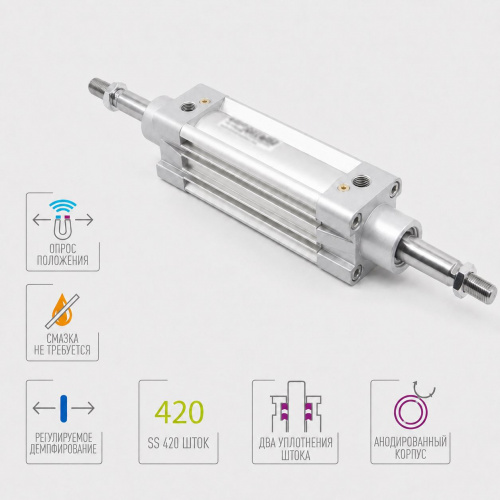 Пневмоцилиндр DMC-040-DYA-0100 Pemaks