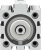 188225 Короткоходовый цилиндр AEVC-40-25-I-P-A FESTO