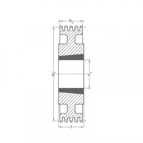 Клиновый шкив TB SPC 315/3 Optibelt
