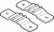 1434904 Крепежные лапы EAHF-P1-25 FESTO