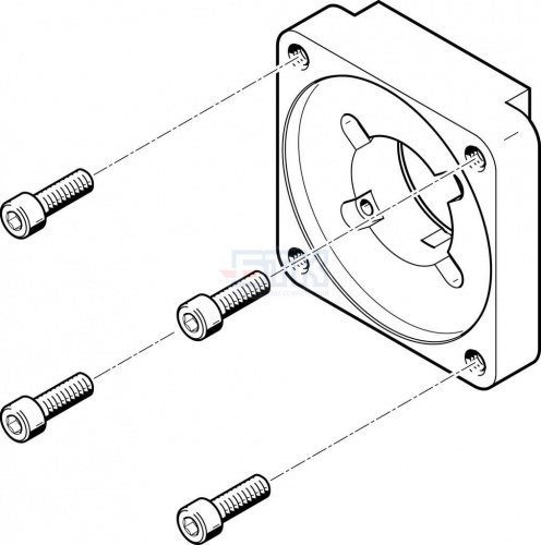 558020 Фланец электродвигателя EAMF-A-48A-100A FESTO 558020 Фланец электродвигателя EAMF-A-48A-100A FESTO