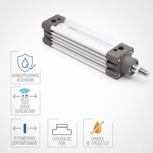 Пневмоцилиндр DMX-040-SYA-0200 Pemaks