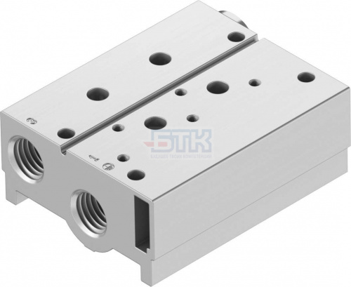 8026297 Плита для блочного монтажа VABM-B10-25S-G38-2-P3 FESTO 8026297 Плита для блочного монтажа VABM-B10-25S-G38-2-P3 FESTO