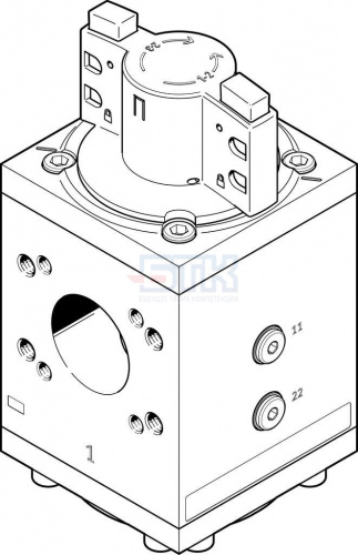 1629207 Клапан плавного пуска PVEL-H-124-HP3 FESTO