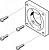 560692 Фланец электродвигателя EAMF-A-38A-57A FESTO