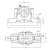 Корпус подшипника FSNL 515-612 SKF