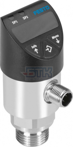 8022749 Датчик давления SPAW-B2R-G12M-2P-M12 FESTO 8022749 Датчик давления SPAW-B2R-G12M-2P-M12 FESTO
