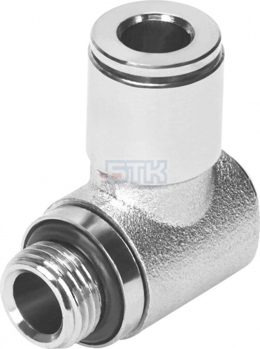 558820 Угловой штуцер с цанговым зажимом и резьбой NPQM-LK-G18-Q8-P10 FESTO 558820 Угловой штуцер с цанговым зажимом и резьбой NPQM-LK-G18-Q8-P10 FESTO