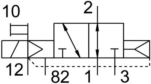 575491 Распределитель VUVS-L25-M32U-AZD-G14-F8-1C1 FESTO
