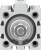 188231 Короткоходовый цилиндр AEVC-40-25-A-P FESTO