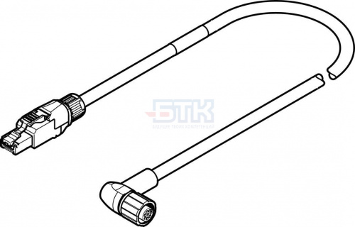 5213428 Кабель кодирующего устройства NEBM-M12W8-E- -N-R3G8 FESTO 5213428 Кабель кодирующего устройства NEBM-M12W8-E- -N-R3G8 FESTO