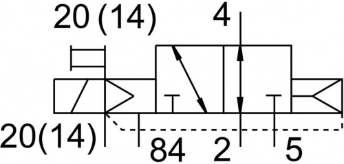 578811 Распределитель с электроуправлением VMPA14-M1HF-W-PI FESTO 578811 Распределитель с электроуправлением VMPA14-M1HF-W-PI FESTO