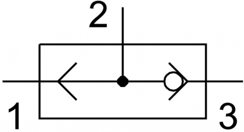 3427 Элемент ИЛИ OS-1/2 FESTO