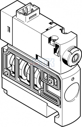 547317 Распределитель с электроуправлением CPVSC1-M1LH-J-T-Q4 FESTO