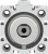 188254 Короткоходовый цилиндр AEVC-50-10-I-P FESTO 188254 Короткоходовый цилиндр AEVC-50-10-I-P FESTO