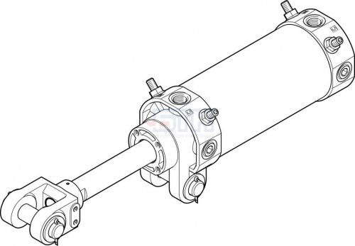 565796 Цилиндр на шарнирах DW-80-125-Y-G FESTO