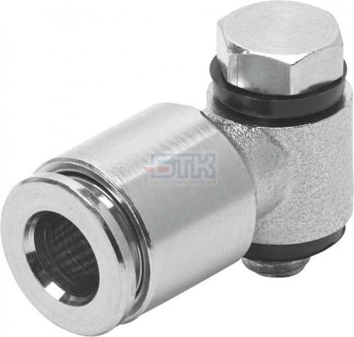 558831 Угловой штуцер с цанговым зажимом и резьбой NPQM-LH-G18-Q8-P10 FESTO 558831 Угловой штуцер с цанговым зажимом и резьбой NPQM-LH-G18-Q8-P10 FESTO