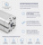 Пневмоцилиндр KC-025-SA-0020-M3(M10x1,25)-M4(5)-T1 Pemaks