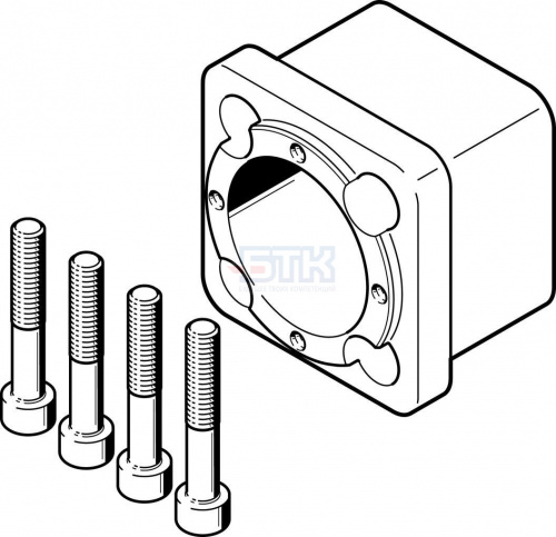 2836865 Корпус муфты EAMK-A-D50-64C FESTO 2836865 Корпус муфты EAMK-A-D50-64C FESTO