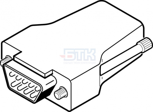 564264 Штекер NECC-A-S-S1G9-C2M FESTO