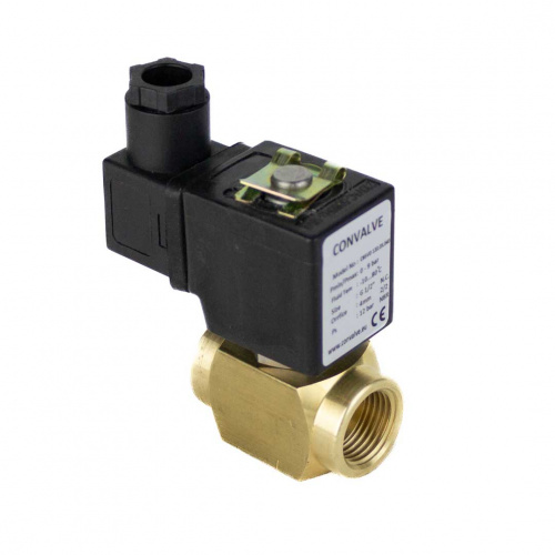 Электромагнитный клапан CBSVD-4-1/2-V1 (2/2, НЗ, ДУ 4мм, 24В, латунь) Convalve Электромагнитный клапан CBSVD-4-1/2-V1 (2/2, НЗ, ДУ 4мм, 24В, латунь) Convalve