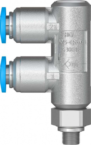 530038 Управляемый обратный клапан HGL-M5-QS-4 FESTO