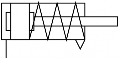 188058 Короткоходовый цилиндр AEVC-6-5-P FESTO