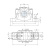 Корпус подшипника SE 510-608 K7 SKF (цилиндрическая посадка d = 40 мм)