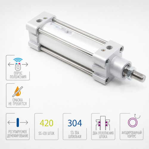 Пневмоцилиндр PST-063-SYA-0140 Pemaks Пневмоцилиндр PST-063-SYA-0140 Pemaks