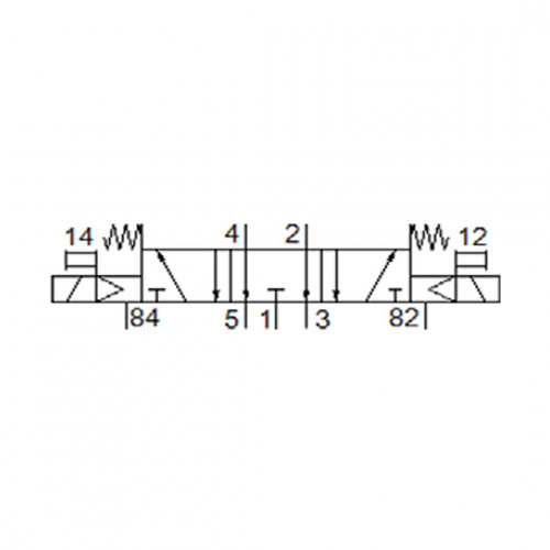 Пневматический распределитель PV1E-53E-18-V3 Pemaks