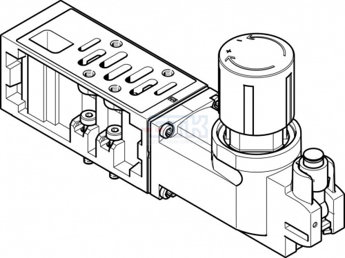 555758 Блоки регуляторов VABF-S1-2-R1C2-C-10 FESTO