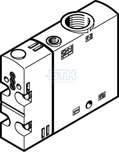 550164 Базовый распределитель CPE18-P1-3GLS-1/4 FESTO 550164 Базовый распределитель CPE18-P1-3GLS-1/4 FESTO