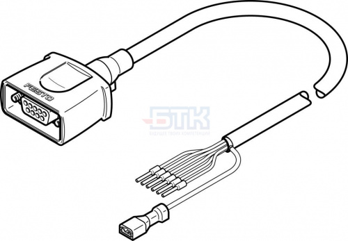 1450372 Кабель электродвигателя NEBM-S1G9-E-10-Q5-LE6 FESTO 1450372 Кабель электродвигателя NEBM-S1G9-E-10-Q5-LE6 FESTO