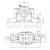 Корпус подшипника FSE 511-609 SKF