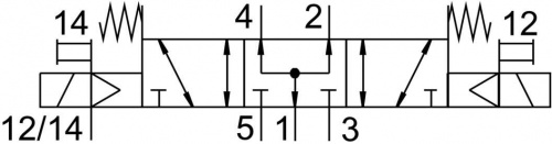 566486 Распределитель VUVG-L10-P53U-ZT-M7-1P3S FESTO