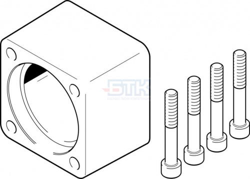 1593627 Корпус муфты EAMK-A-D80-77A FESTO