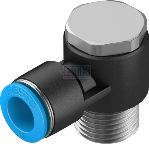 153095 Угловой штуцер с цанговым зажимом и резьбой QSLV-1/2-12 FESTO 153095 Угловой штуцер с цанговым зажимом и резьбой QSLV-1/2-12 FESTO