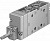 535926 Распределитель с электроуправлением MFH-5-3/8-S-B-EX FESTO