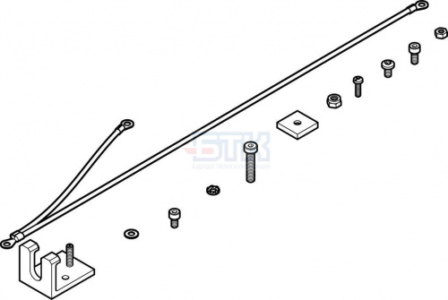 572257 Монтажный набор CAFC-X1-BE FESTO 572257 Монтажный набор CAFC-X1-BE FESTO