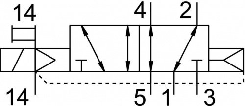 560820 Распределитель VSVA-B-M52-AZD-D2-1T1L FESTO 560820 Распределитель VSVA-B-M52-AZD-D2-1T1L FESTO