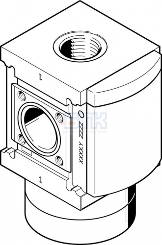 2663892 Модуль разветвления PMBL-90-HP3-E FESTO 2663892 Модуль разветвления PMBL-90-HP3-E FESTO