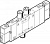 533157 Распределитель с электроуправлением CPE10-M1BH-5/3B-QS6-B FESTO