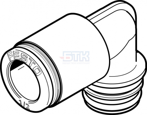132859 Картридж цанговый угловой QSPLKG20-3/8-U FESTO